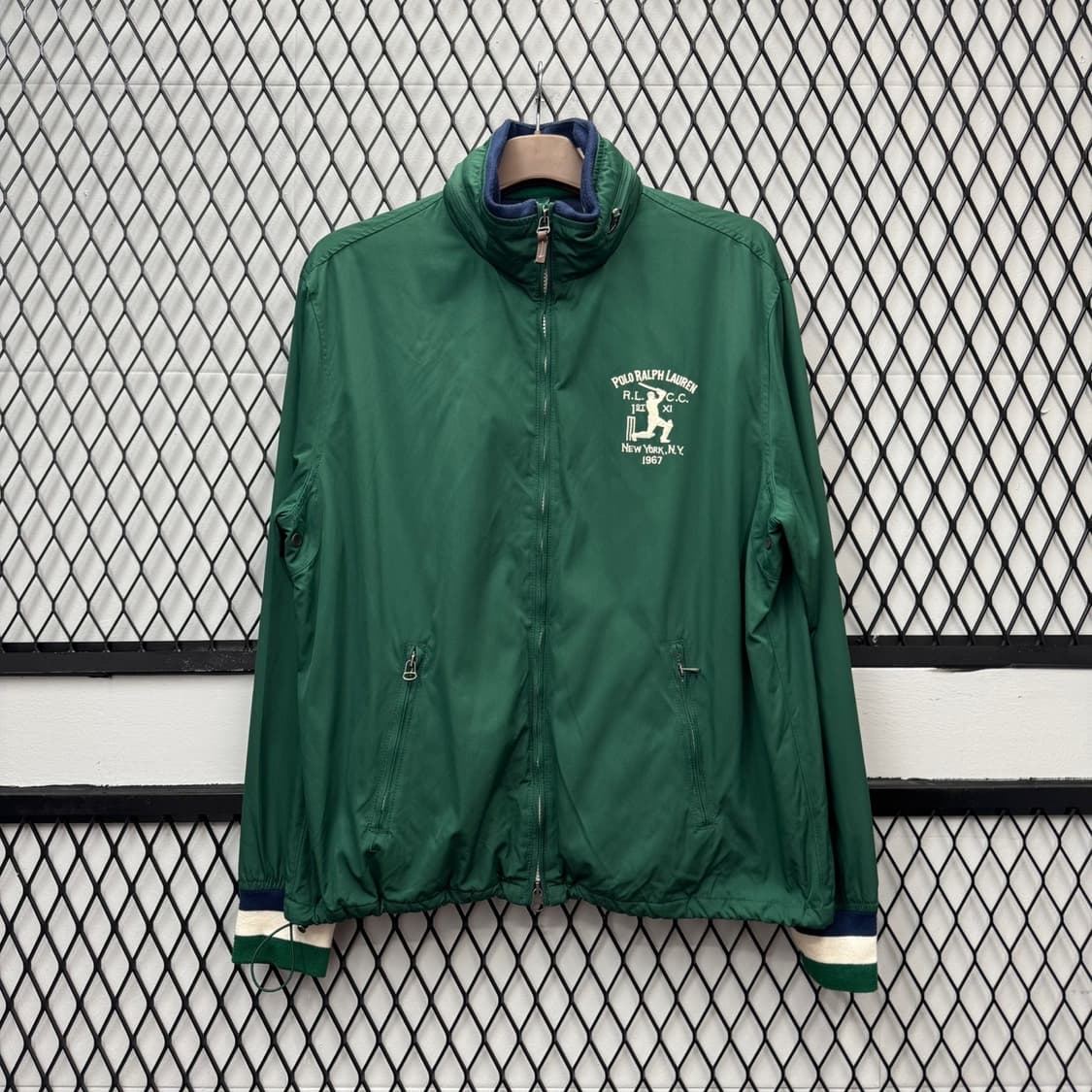 00s 폴로 랄프로렌 트랙자켓 스포츠 헤리티지 RLCC 로고 디테일 그린 상품이미지1