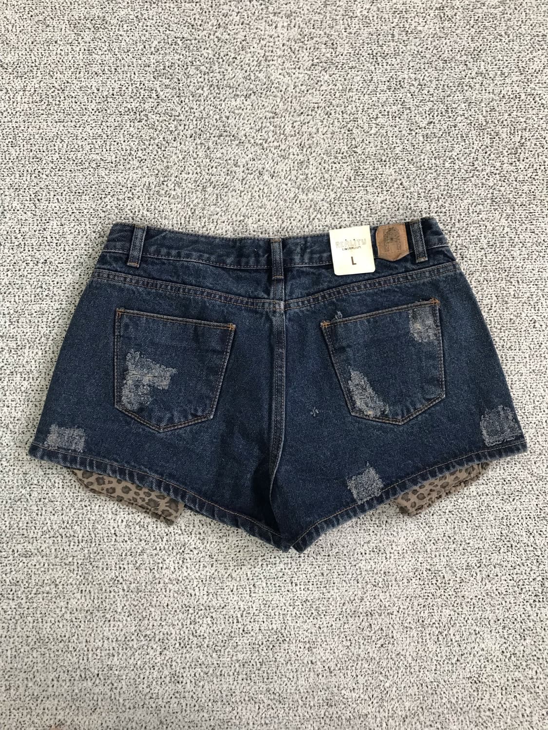 호피 안감 숏팬츠 상품이미지3