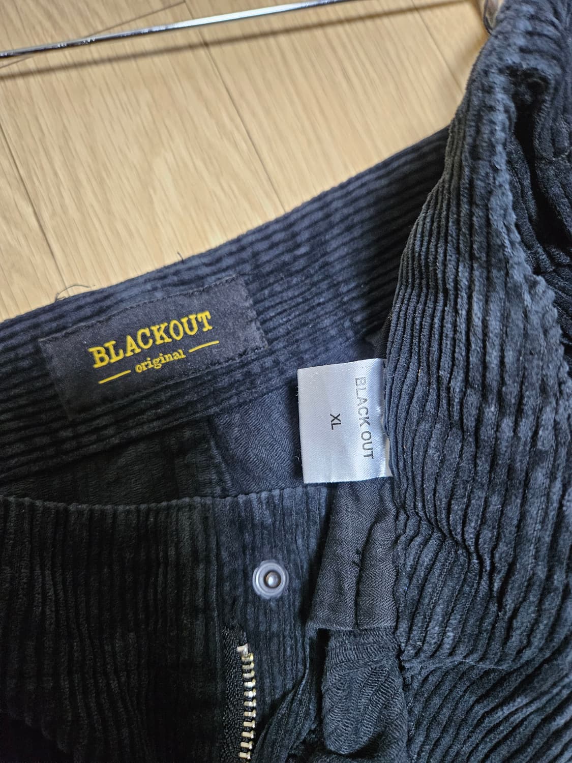 블랙아웃 코듀로이 카고팬츠 XL 상품이미지3