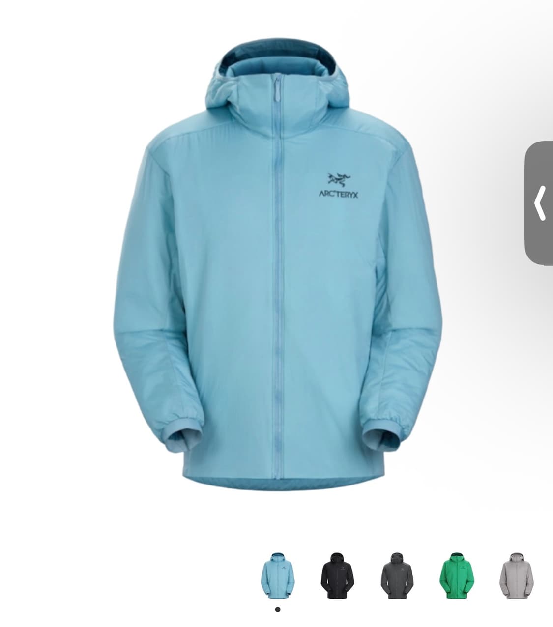 아크테릭스 LT 후디 솔레스 상품이미지1