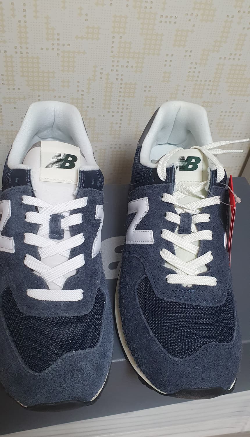 뉴발란스 574 헤리티지 네이비 280사이즈 판매 상품이미지4