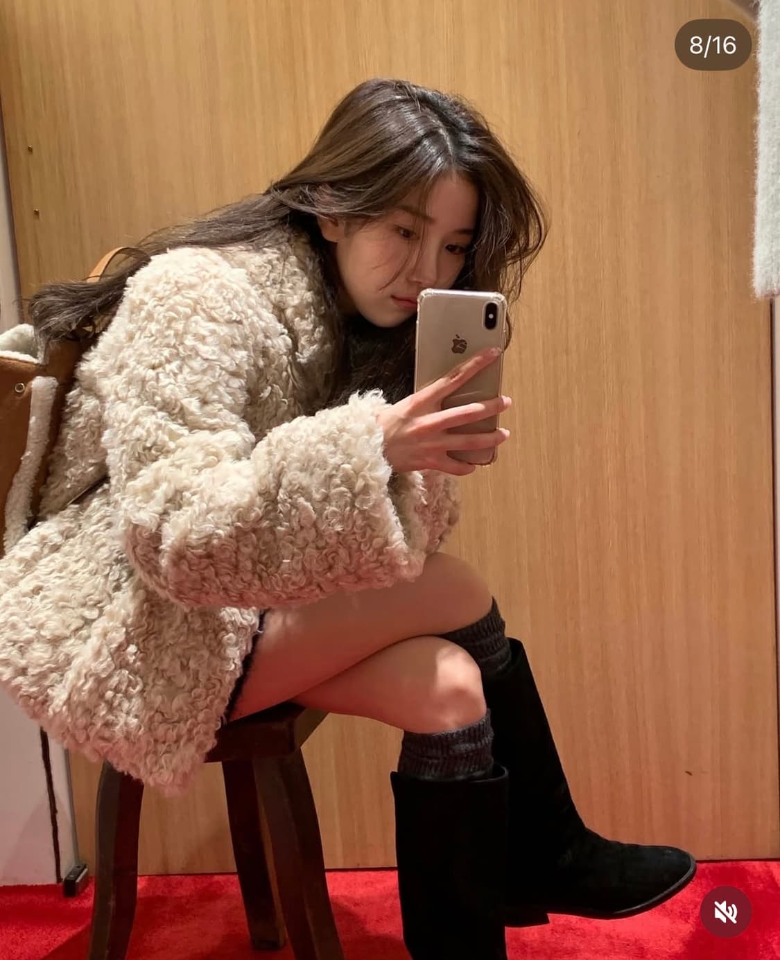 더바넷 에코 퍼자켓 아이보리 상품이미지5