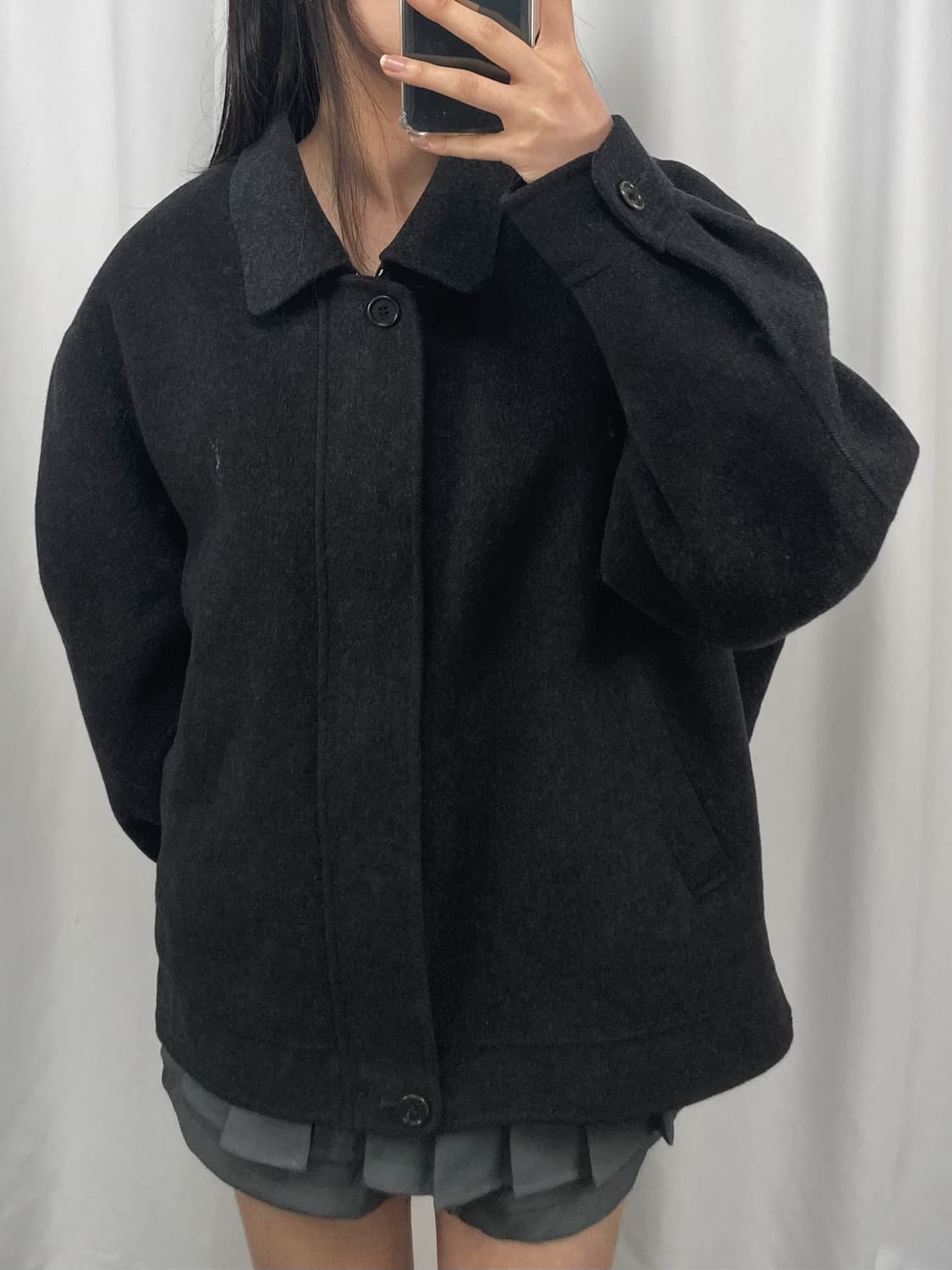 입생로랑 울 블루종 자켓 상품이미지2