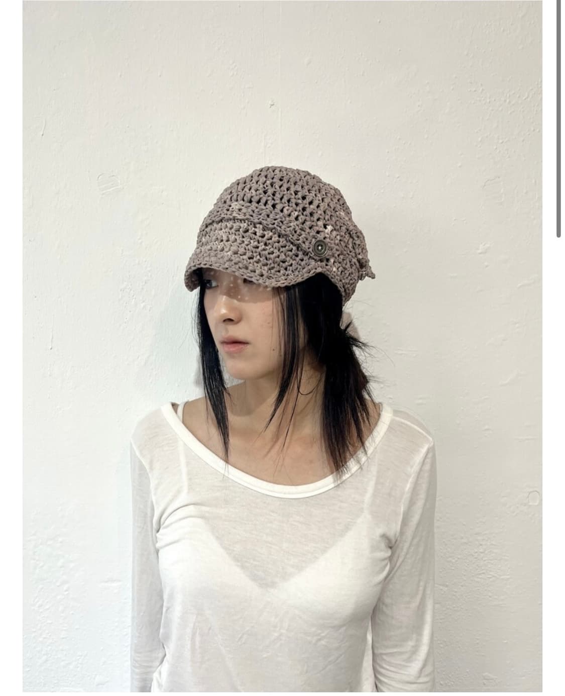 Coxspippin 콕스피핀 Beige button pocket cap 상품이미지2