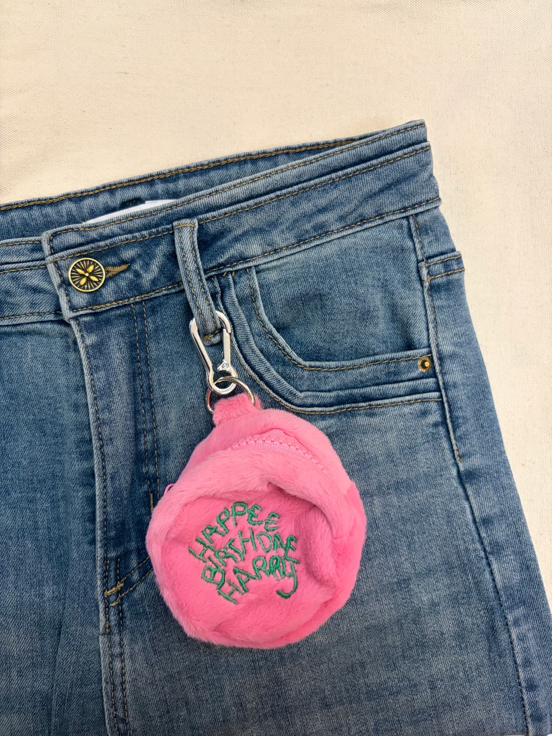 Happy Fluffy Birthday Keyring 상품이미지4