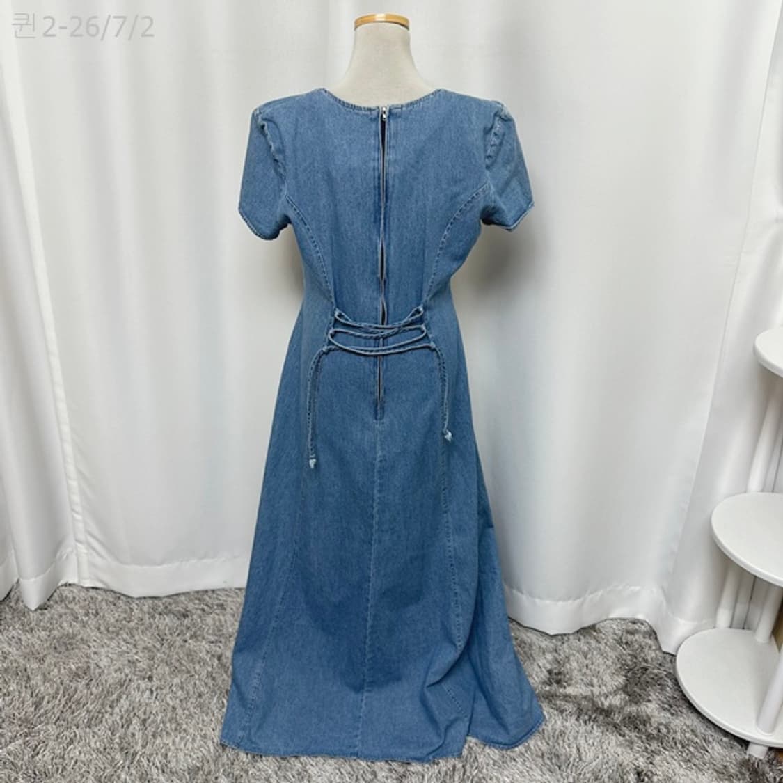 JODY 여자 100%면 데님반팔 롱원피스 SIZE 9 (55추천) 상품이미지8