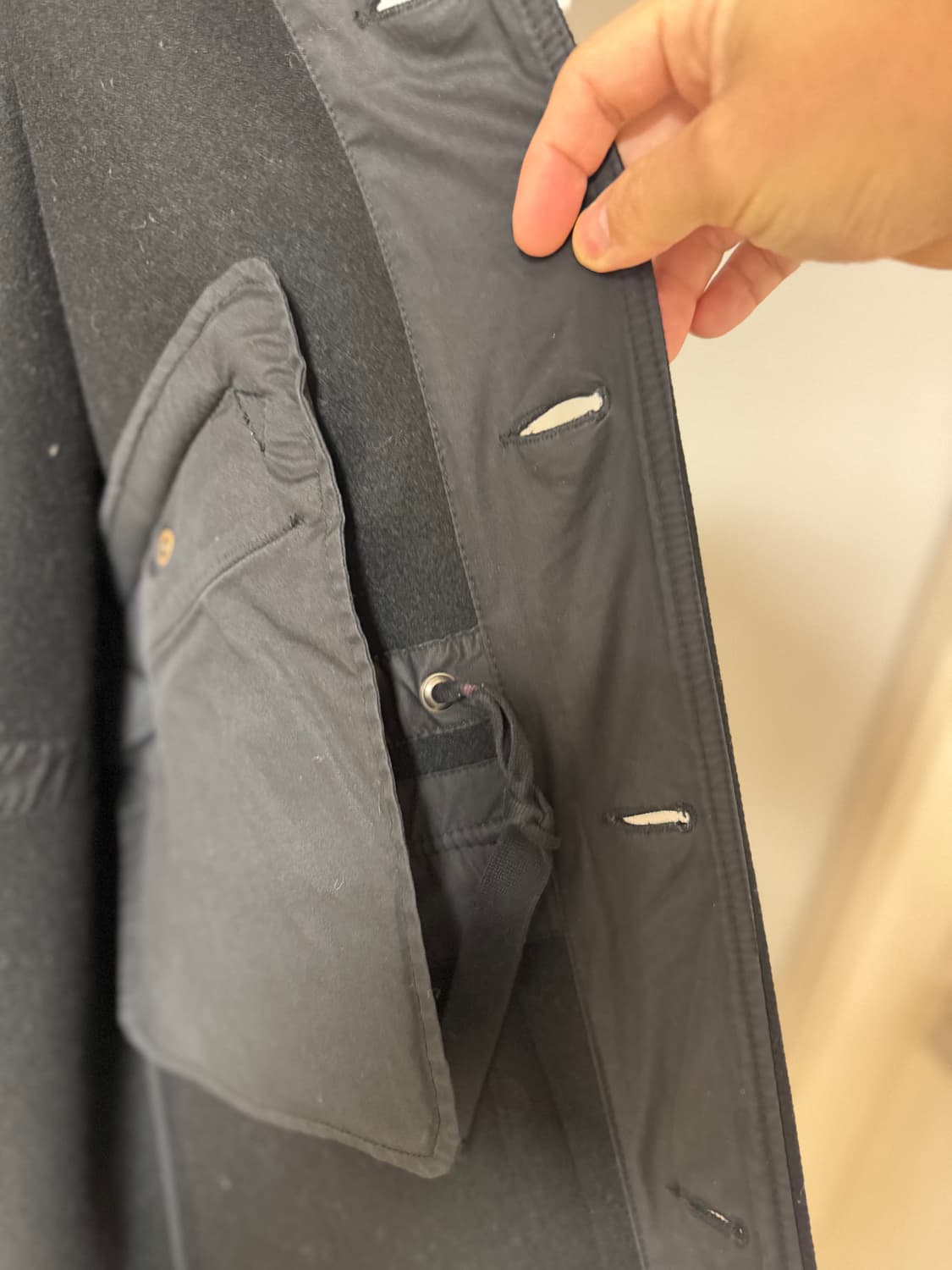 이스트로그 ECW 울 후드 코트 상품이미지5