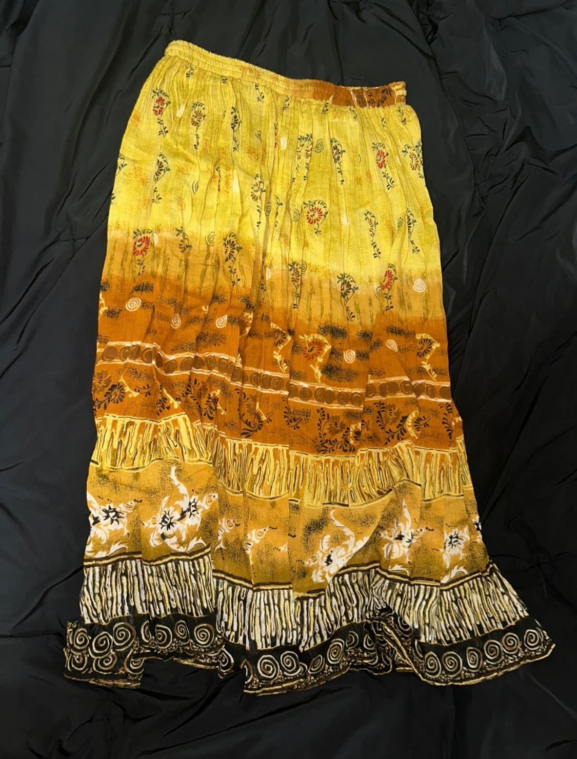 히피 에스닉 롱스커트  상품이미지1