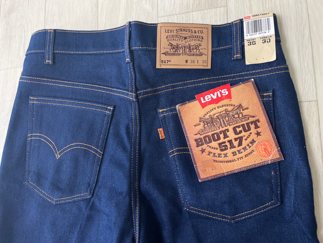 리바이스 levis 90s 517 부츠컷 리지드 오렌지탭 36X30 상품이미지5