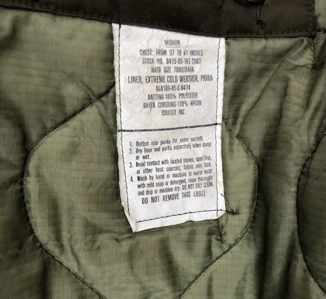 [M]M65 피쉬테일 야상(개파카) 오리지날 OG 상품이미지7