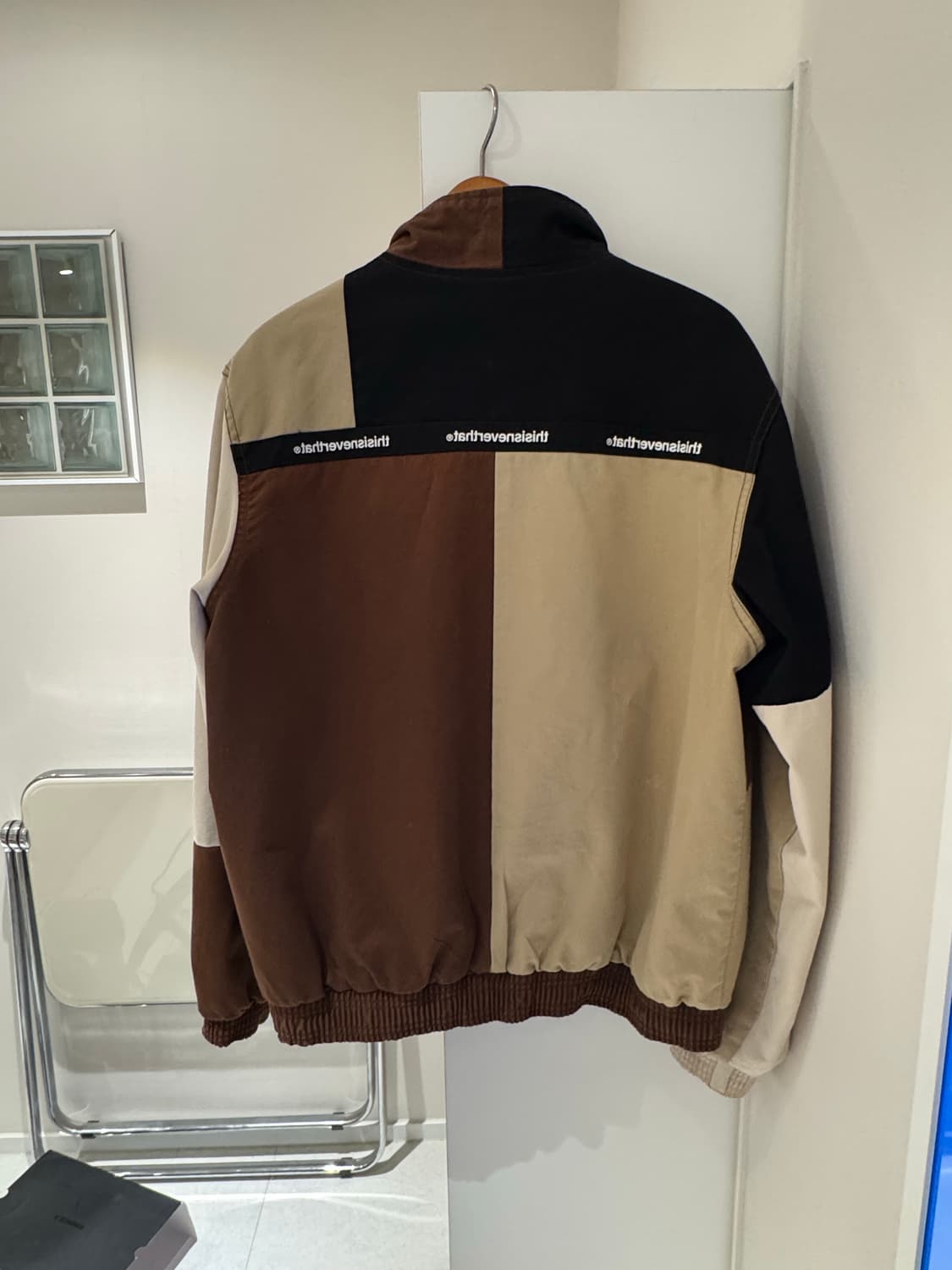 희귀)디스이즈네버댓 배색 자켓 L 상품이미지3