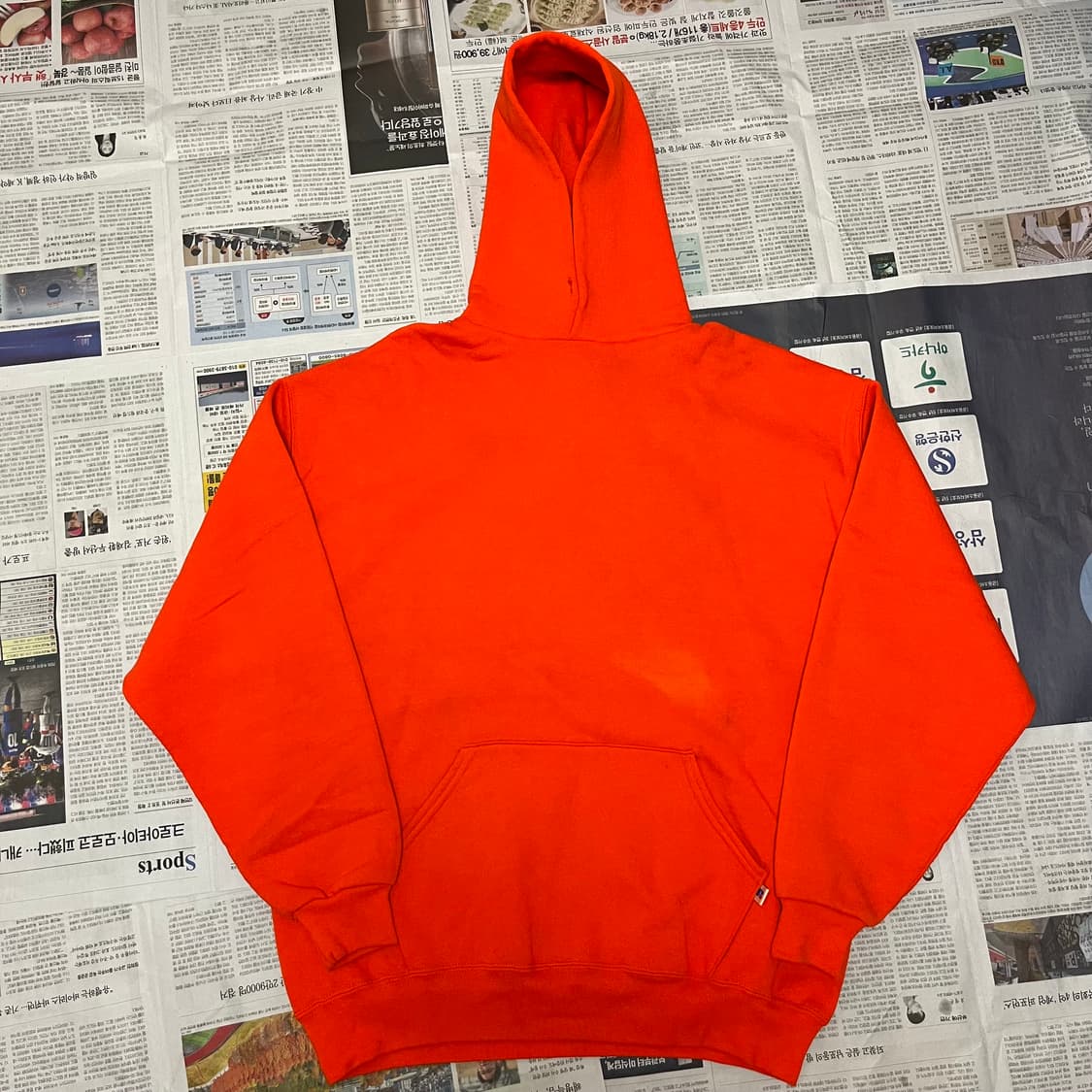 [XL] 90s 빈티지 러셀 후드 오렌지 상품이미지1