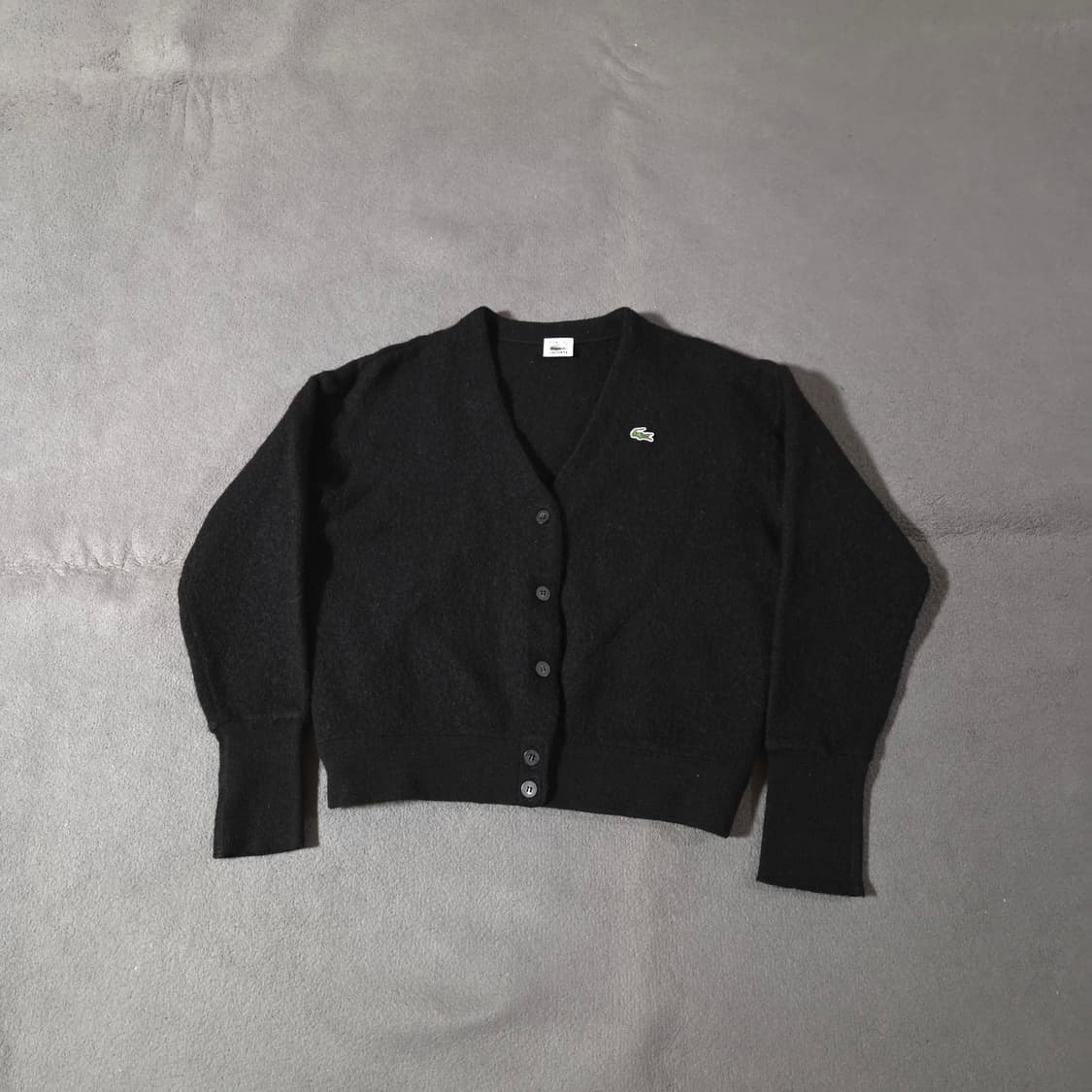 라코스테 여성 울 가디건 블랙 L 상품이미지2