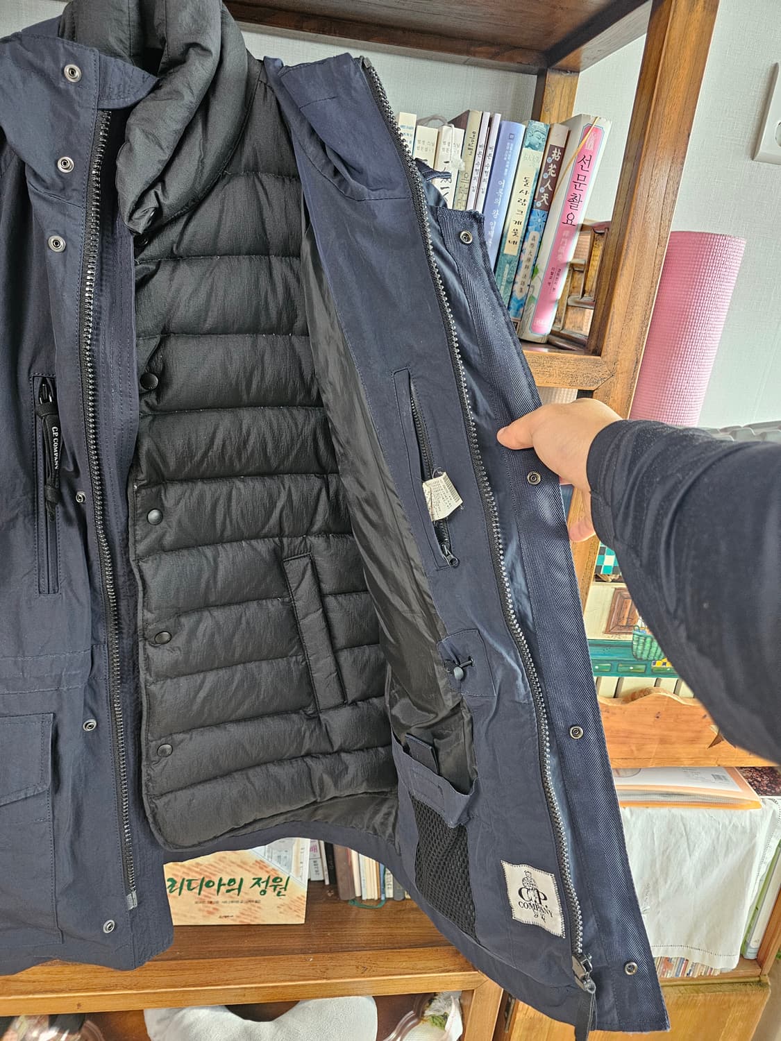  씨피 CP컴퍼니 후드 패딩 중기장 자켓 야상 패딩 100사이 상품이미지6