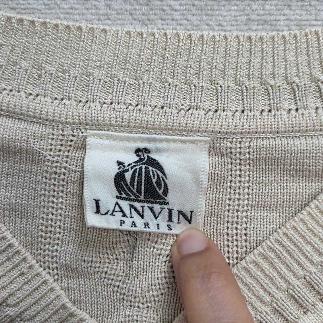 Lanvin 랑방 실크 브이넥 니트 상품이미지3