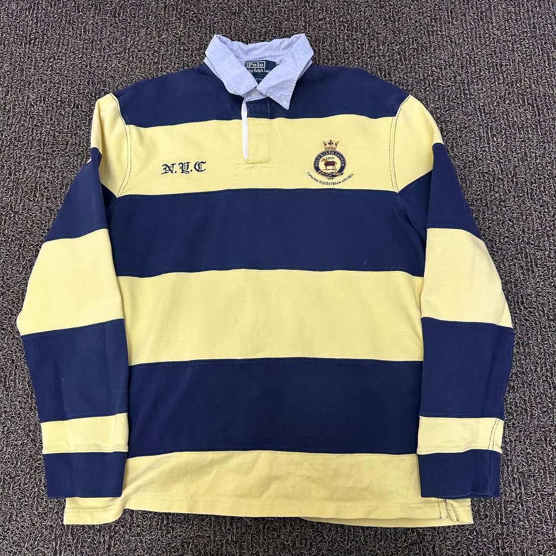 POLO 폴로 랄프로렌 카라티 긴팔티셔츠 럭비티 105(XL) 상품이미지1