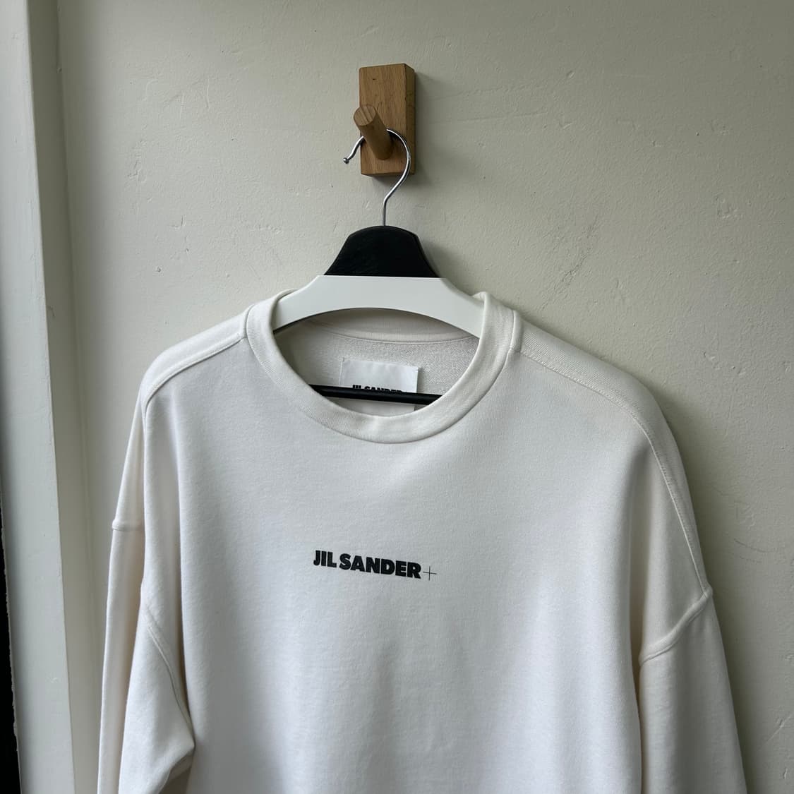 15737 - 질 샌더 로고 스웨트셔츠 네츄럴 상품이미지1