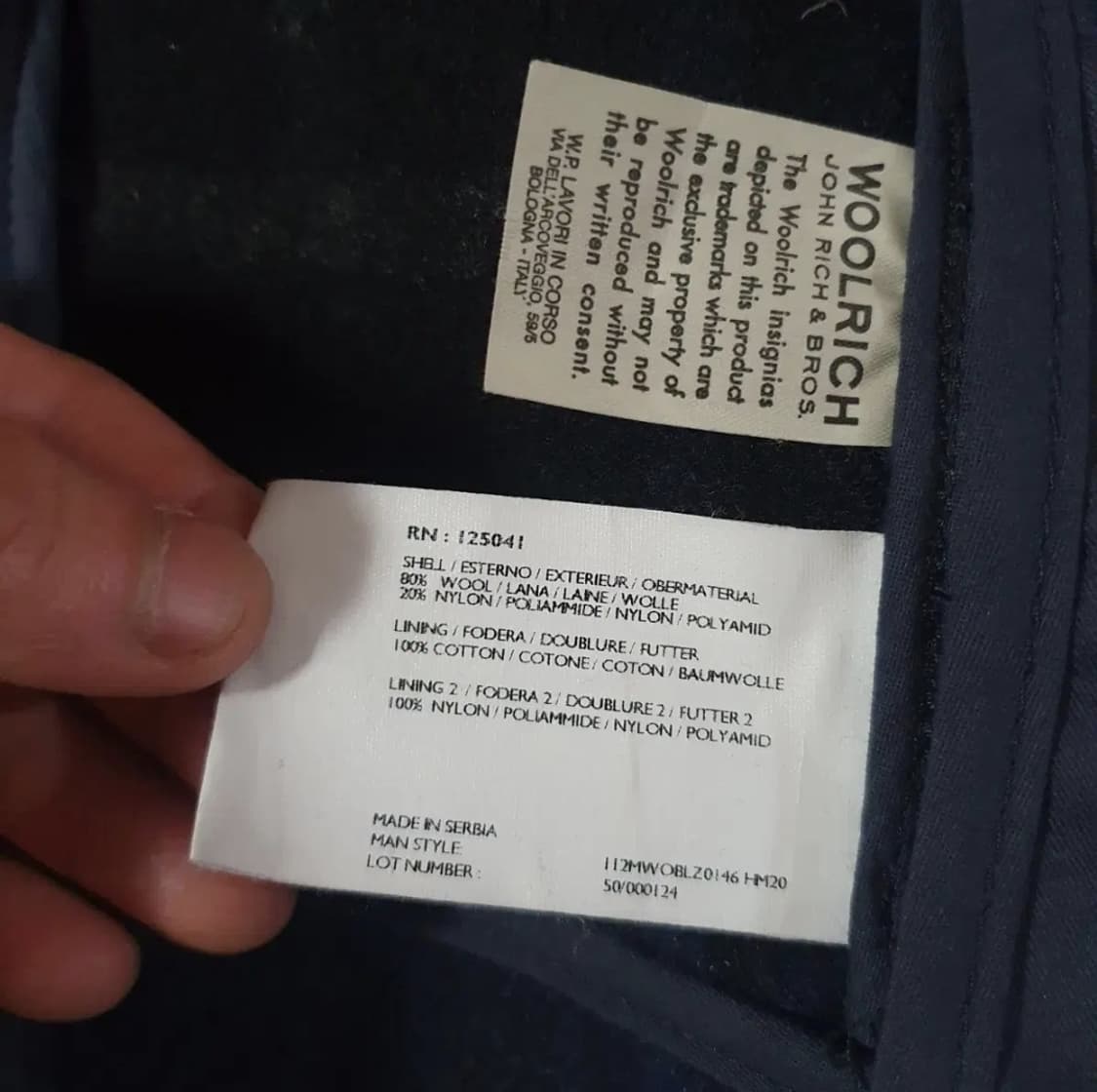 울리치 체크 울 헌팅 코트 자켓 S 상품이미지8