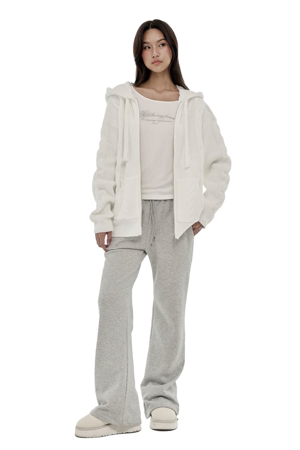 클리시어 니트집업 상품이미지1