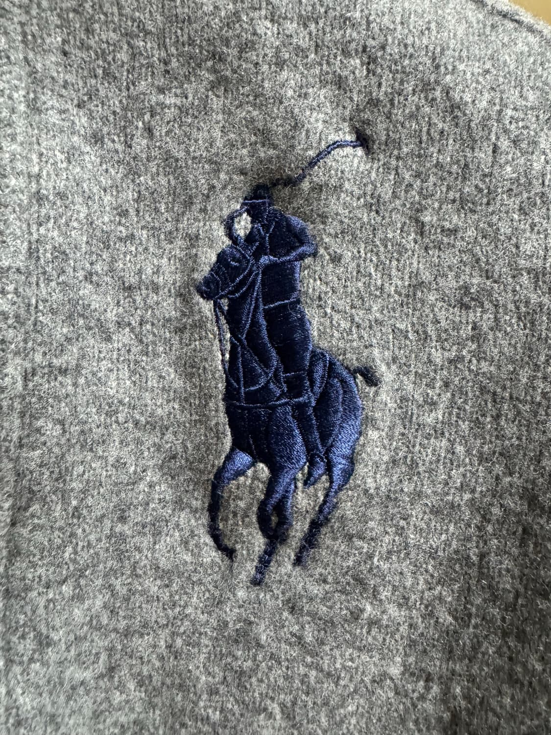 폴로 랄프로렌 빅포니 니트집업 그레이 xs 상품이미지3