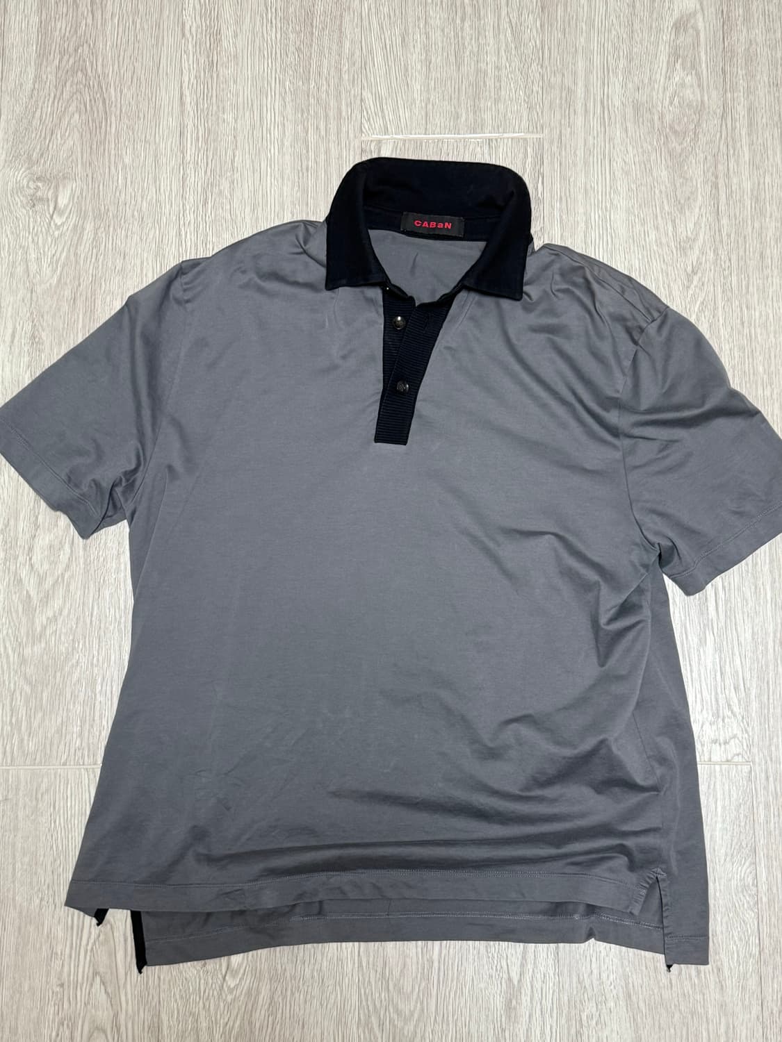 반팔 티셔츠 "Caban" Grey Polo Shirts 상품이미지1