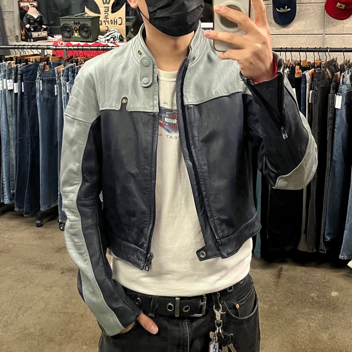 80s BMW 모토라드 라이더 자켓 (100) 상품이미지1