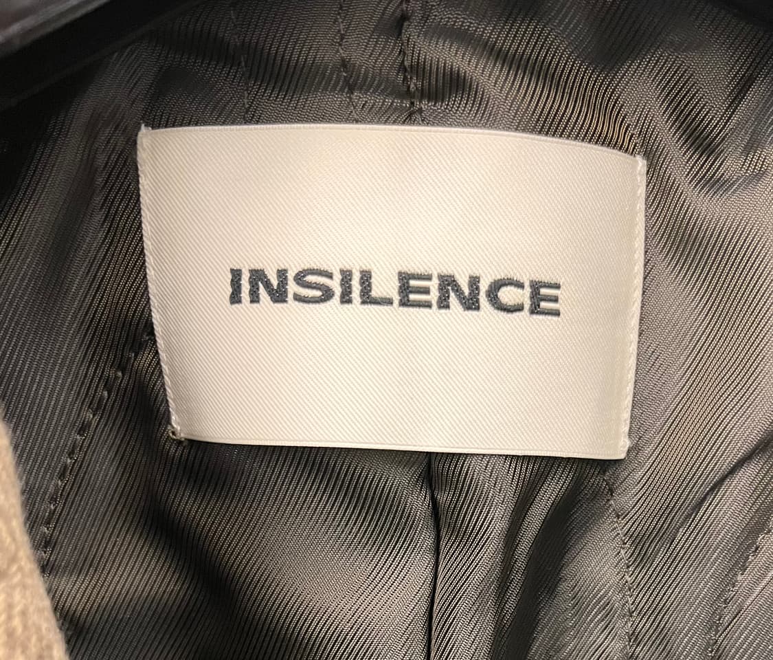 인사일런스 오버사이즈 벨티드 울 자켓 S 상품이미지5