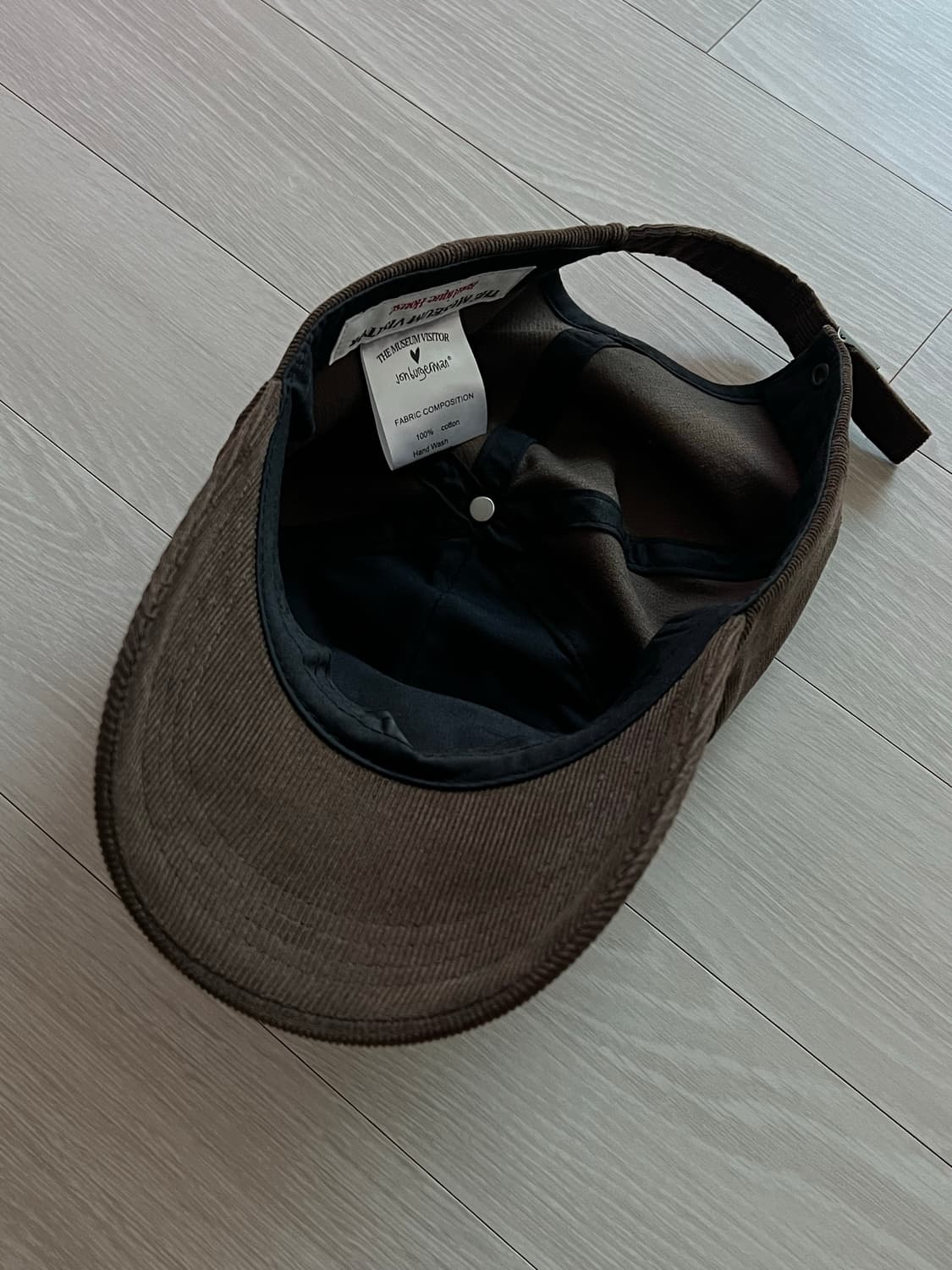 더뮤지엄비지터 존버거맨 볼캡 상품이미지3