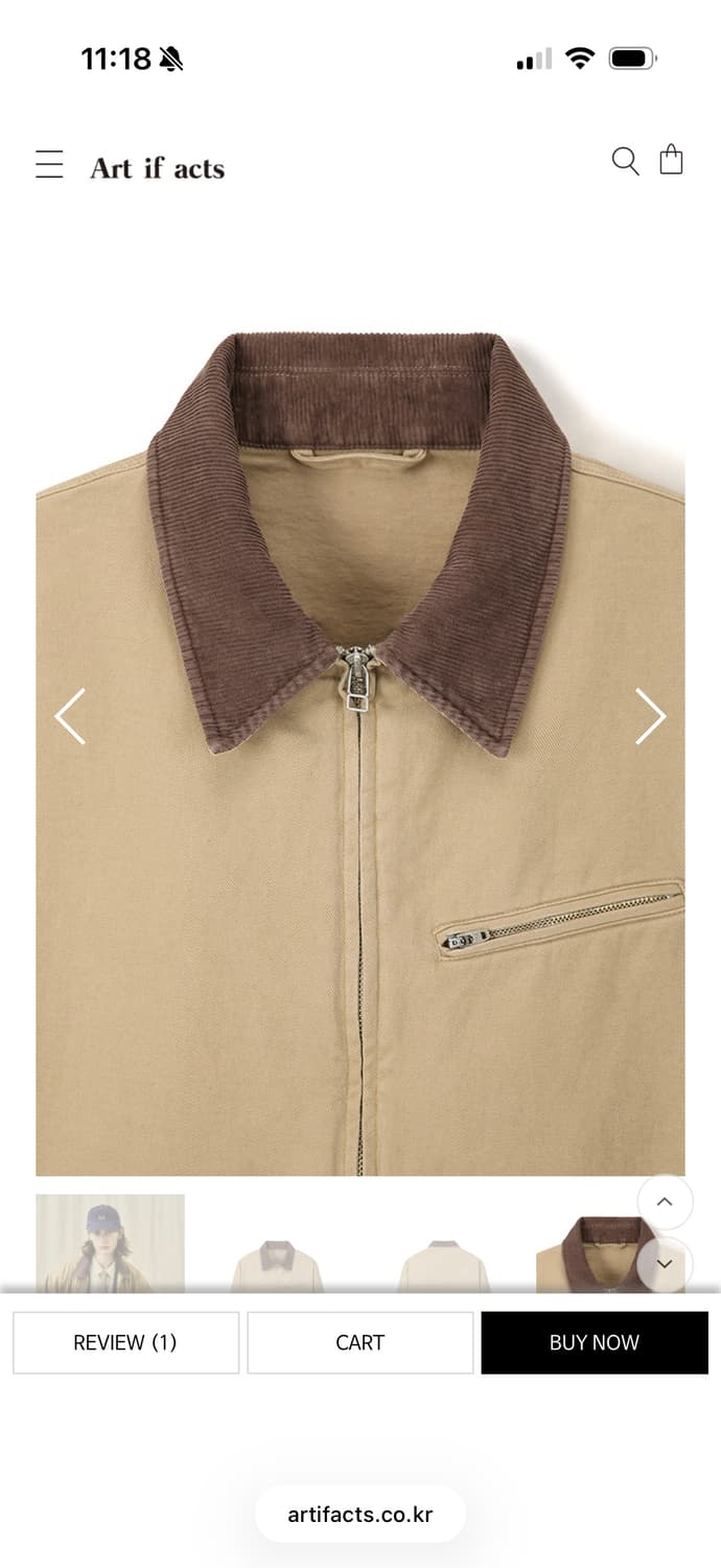 Art if acts Hillside Work Jacket_Beige 상품이미지3