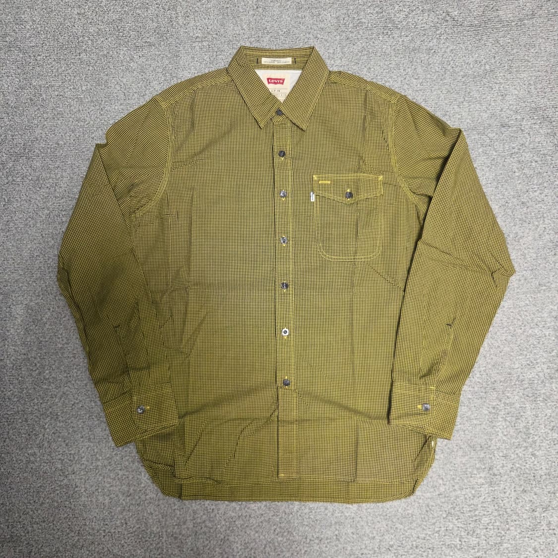 Levi's 포켓 체크 셔츠 M-슬림L(95-100) 상품이미지1