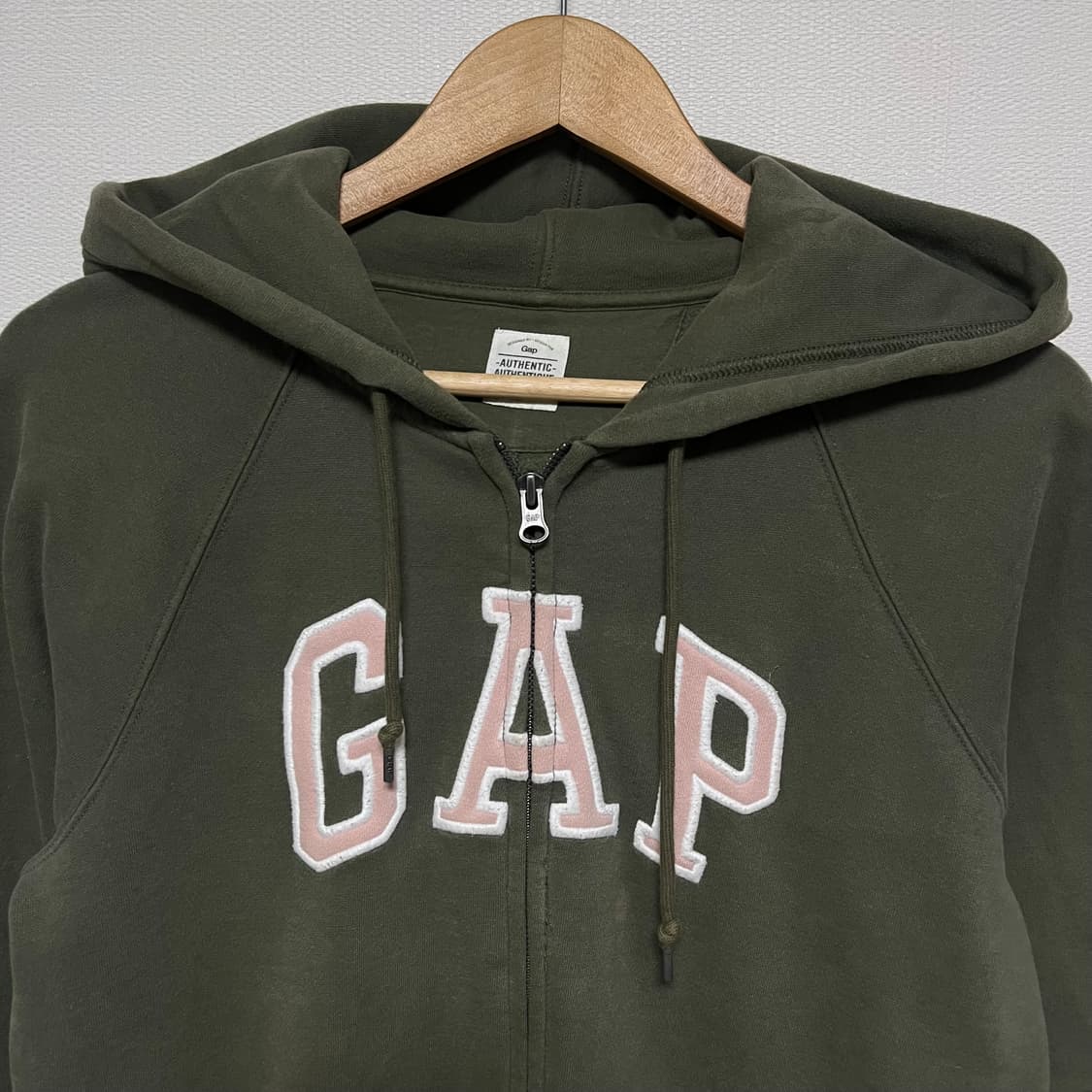 갭 카키 후드집업 상품이미지2