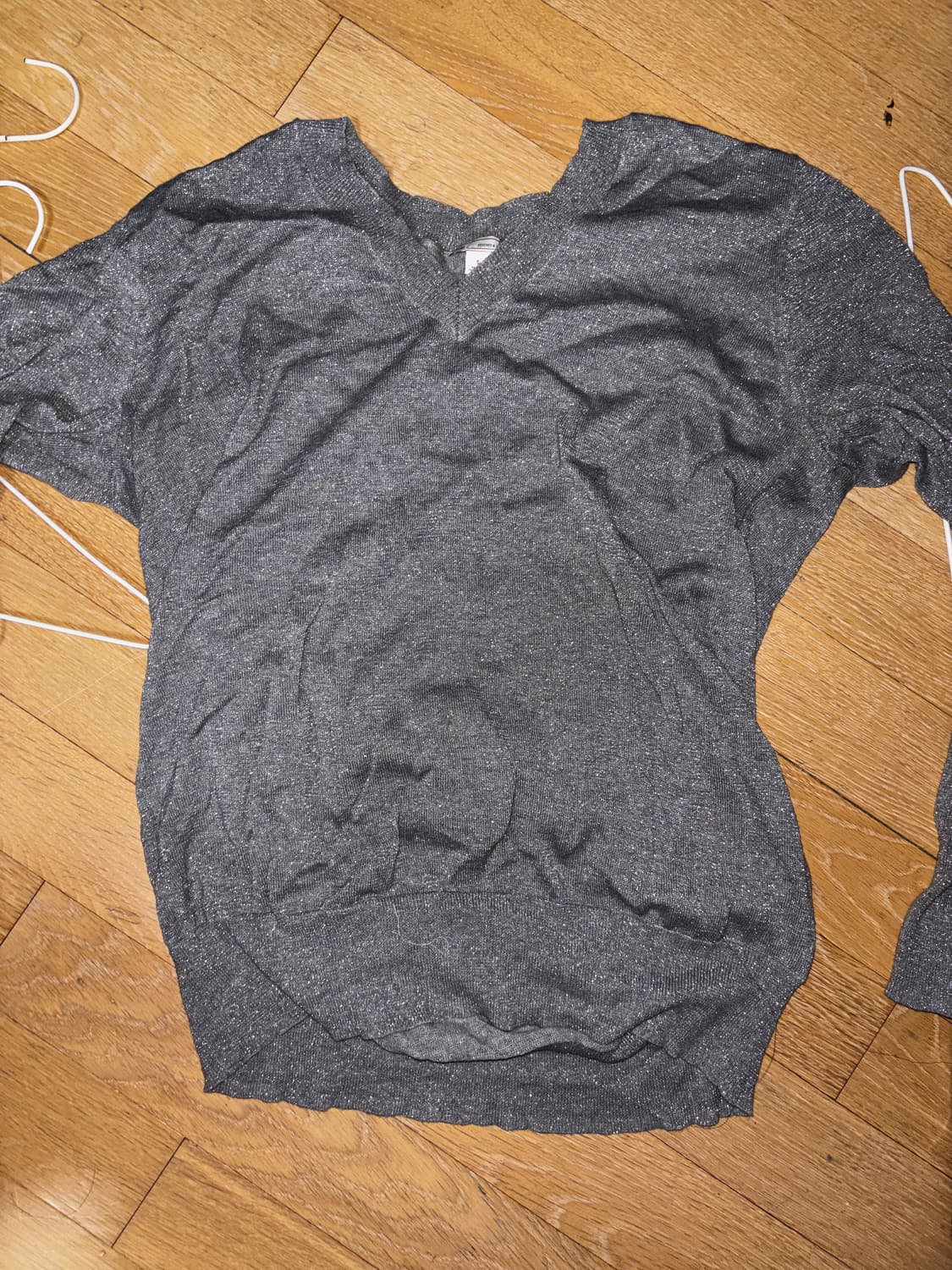 gap 갭 글리터 브이넥 슬리브 상품이미지1