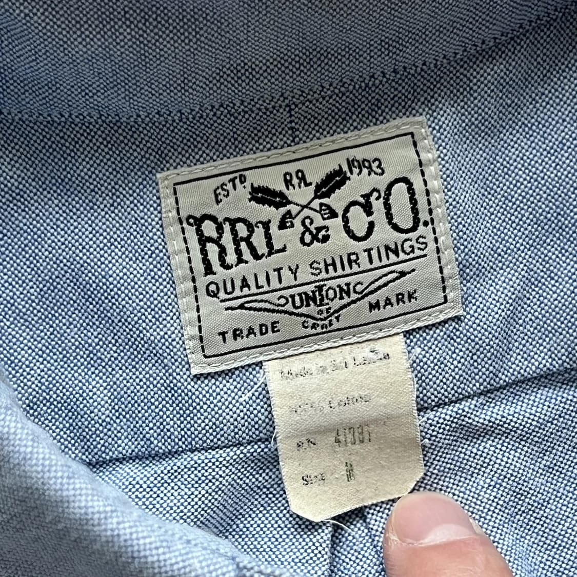 RRL 더블알엘 옥스포드 버튼다운 셔츠 상품이미지2