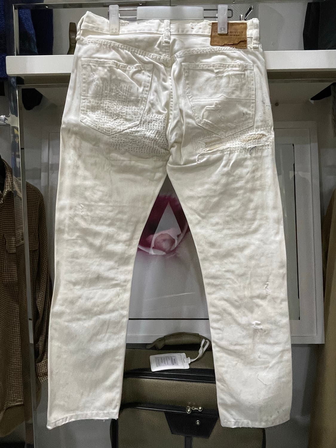 폴로랄프로렌(DS)/아이보리 디스트레스드 데님팬츠(31“) 상품이미지2