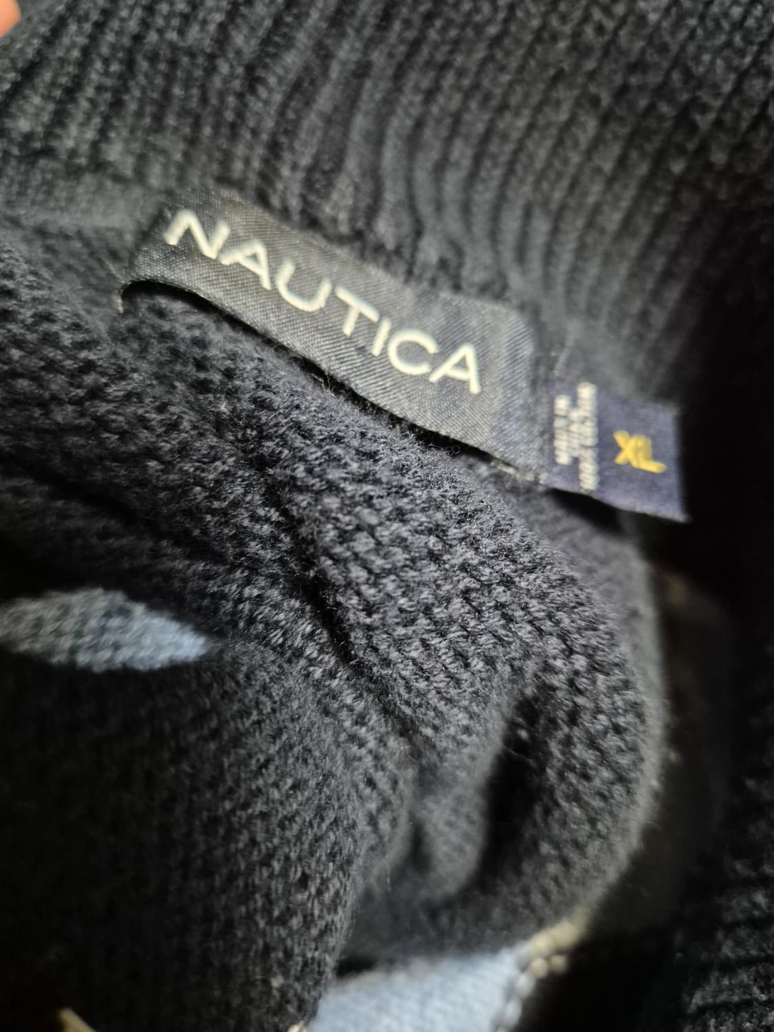 NAUTICA 노티카 아가일 패턴 니트 XL 상품이미지3