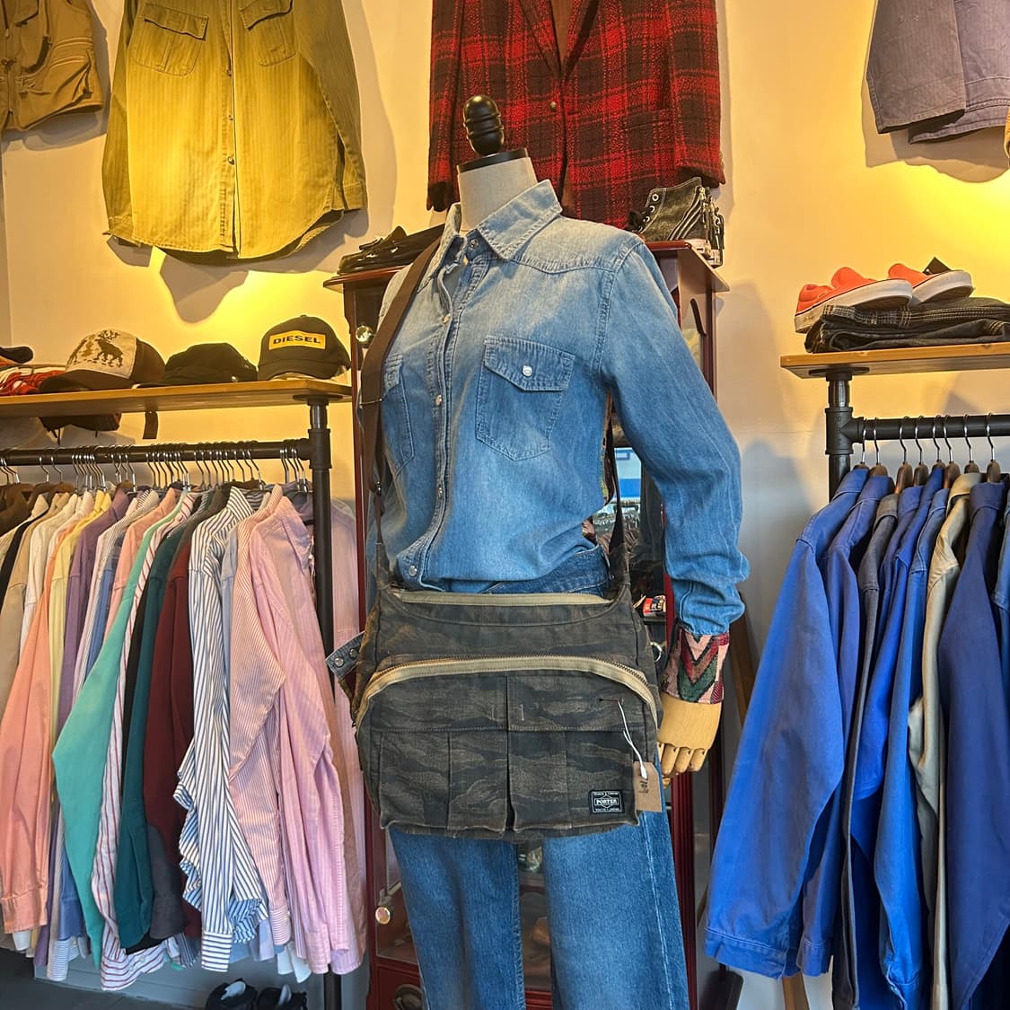 요시다 포터 타이거 카모 크로스백 70주년 P109 상품이미지10