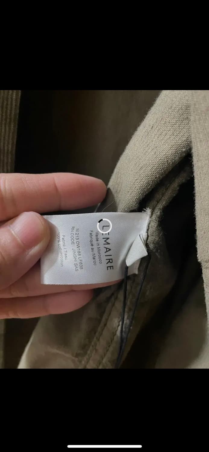 르메르 코듀오이 오버셔츠, 5포켓 팬츠 46 셋업 2회착 극미중고 팝니다 상품이미지5