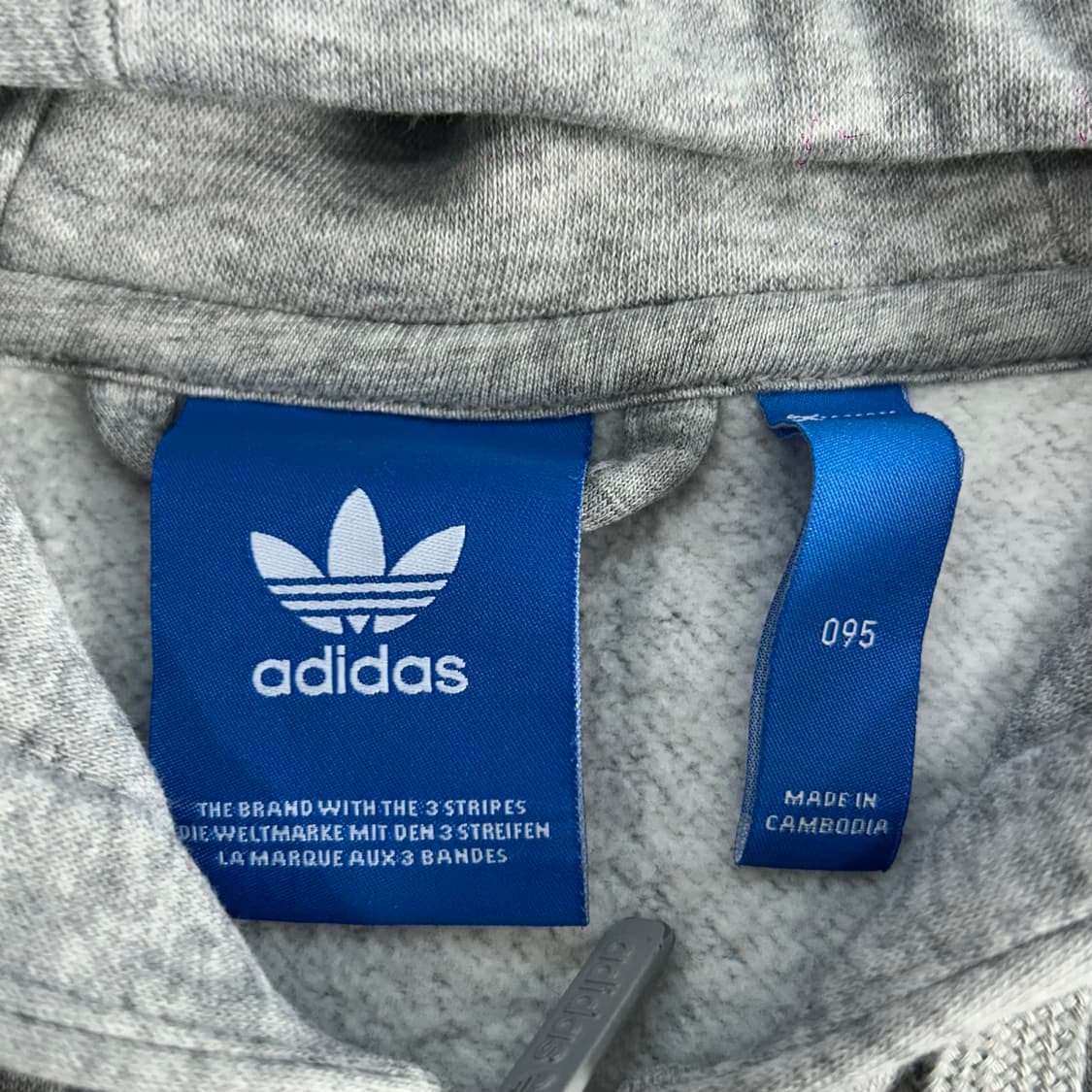 Adidas 파이어버드 트랙 그레이 후드집업 상품이미지5