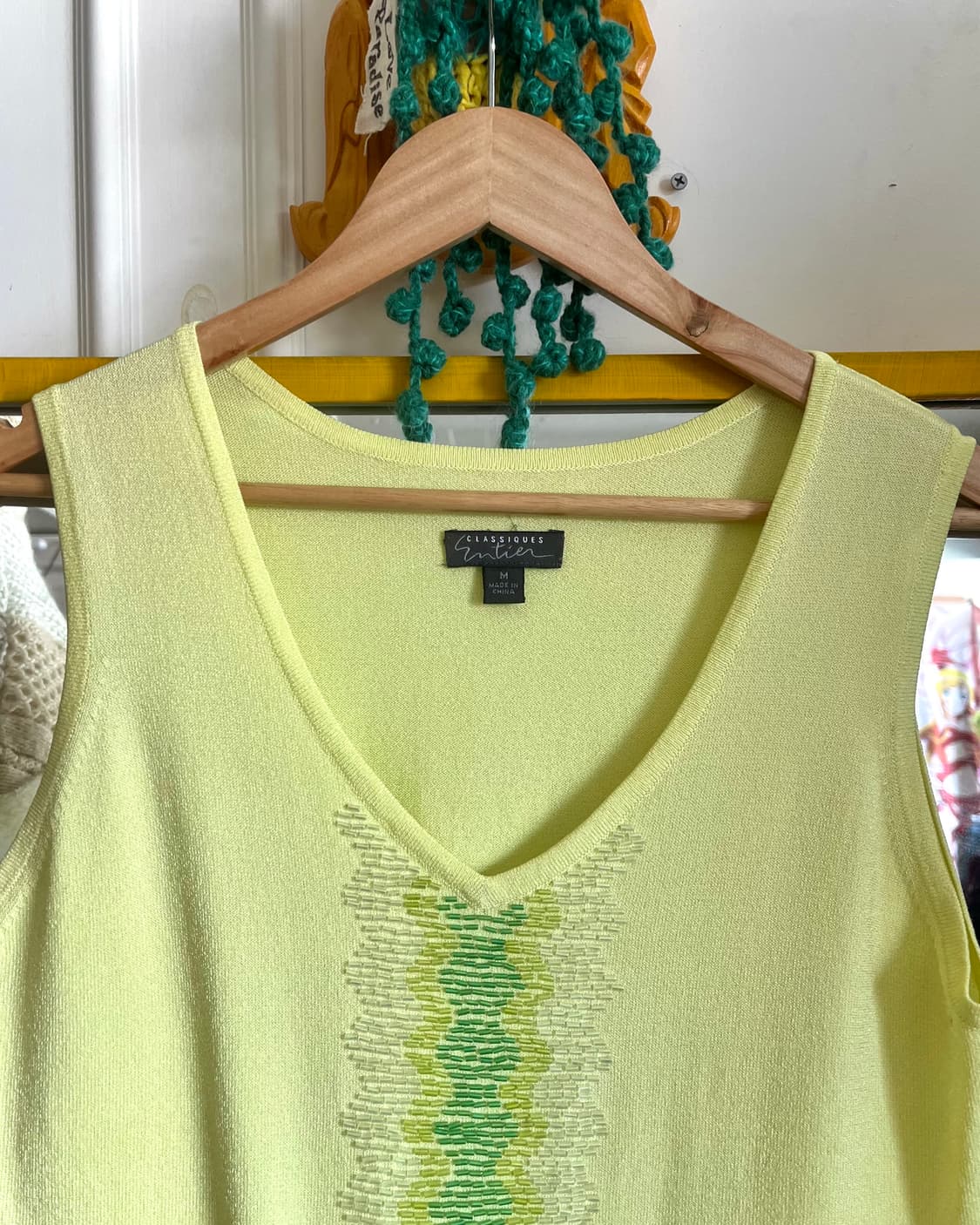 Classiques Entier Beads Trim Sleeveless 상품이미지4