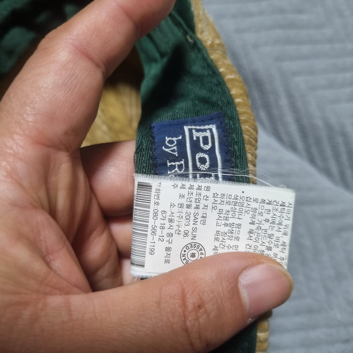 폴로랄프로렌 코듀로이 볼캡 상품이미지5