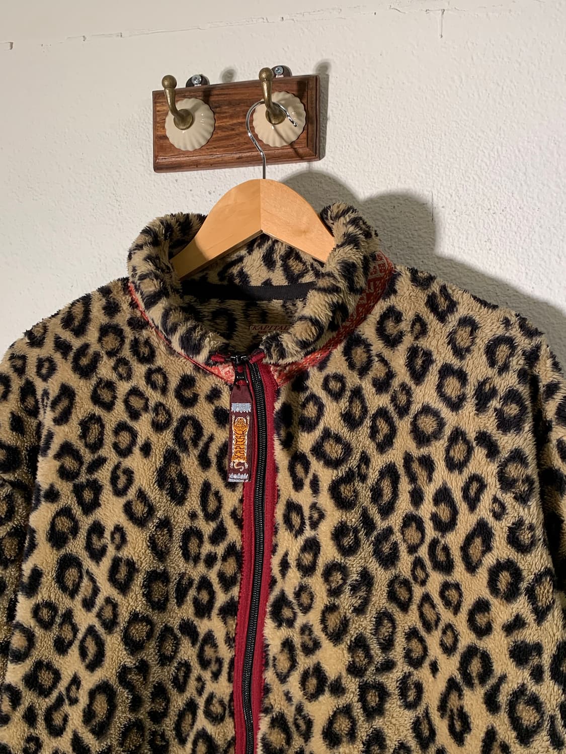 캐피탈 레오파드 플리즈 집업 상품이미지5