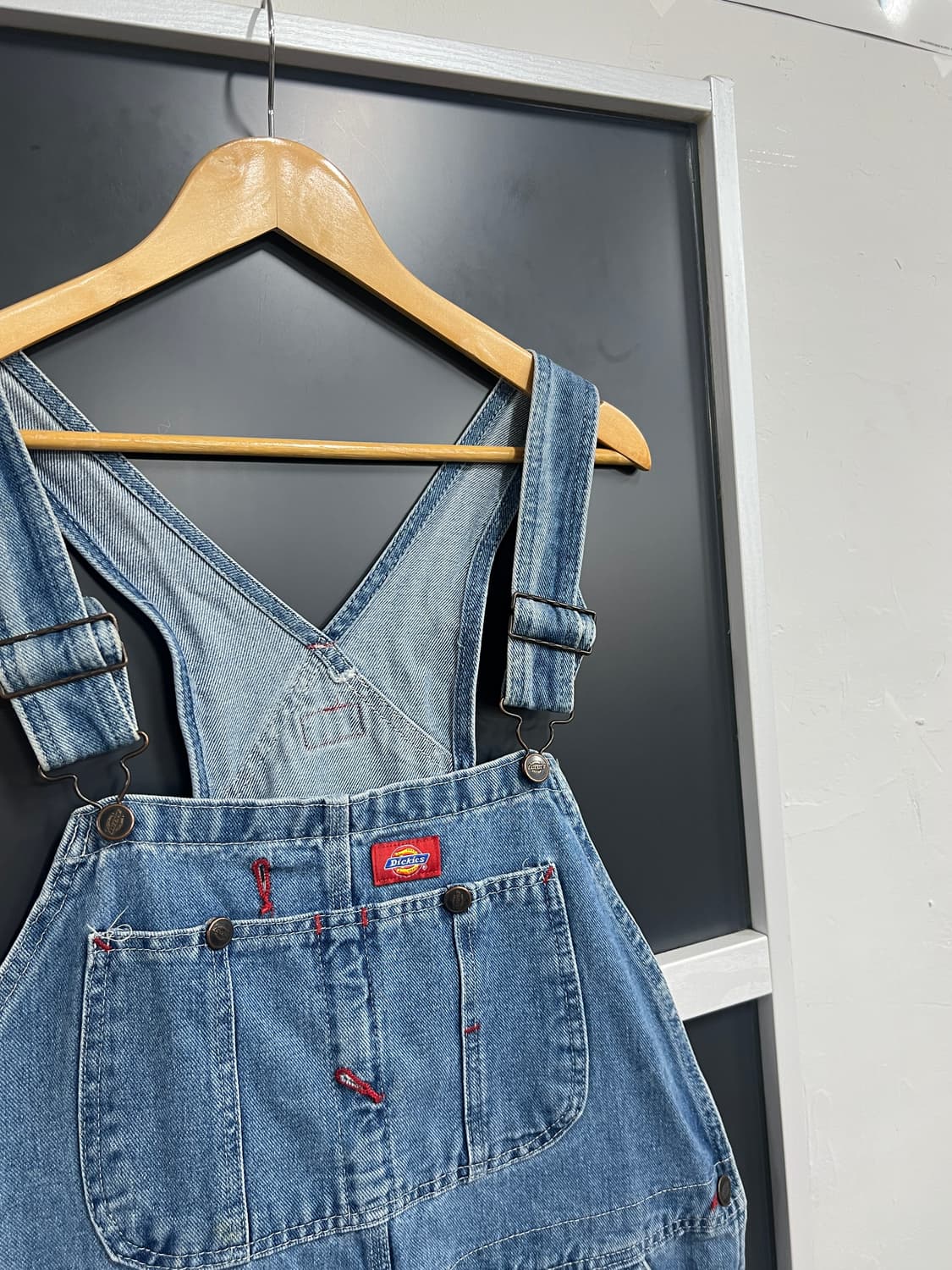 Dickies 디키즈 카펜터 오버롤 멜빵 데님 팬츠 상품이미지2