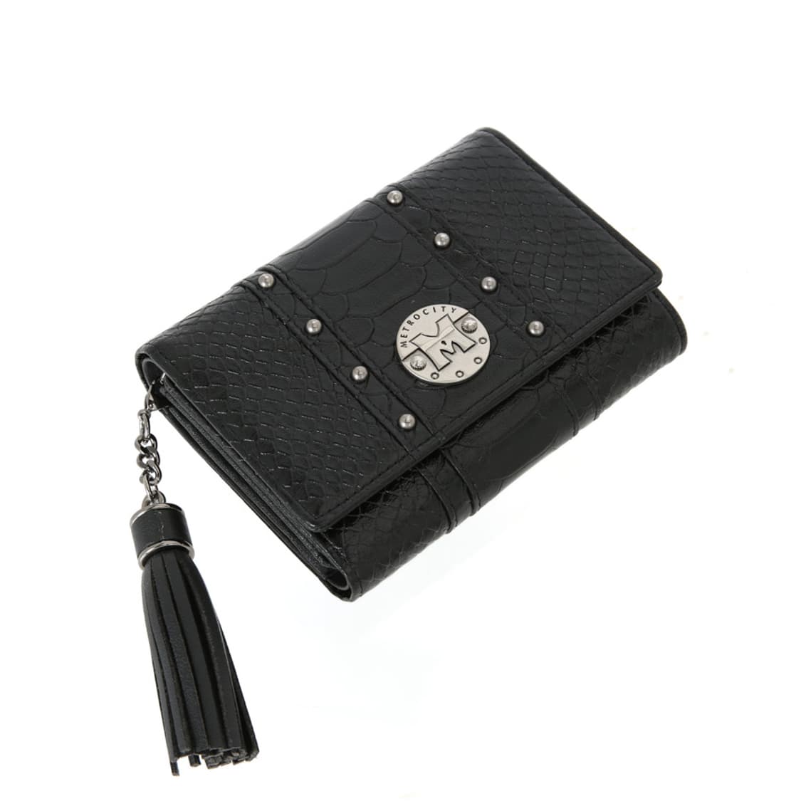 메트로시티 여성 지갑 아나콘다 3단 중지갑 블랙 M253WC7311Z 상품이미지9