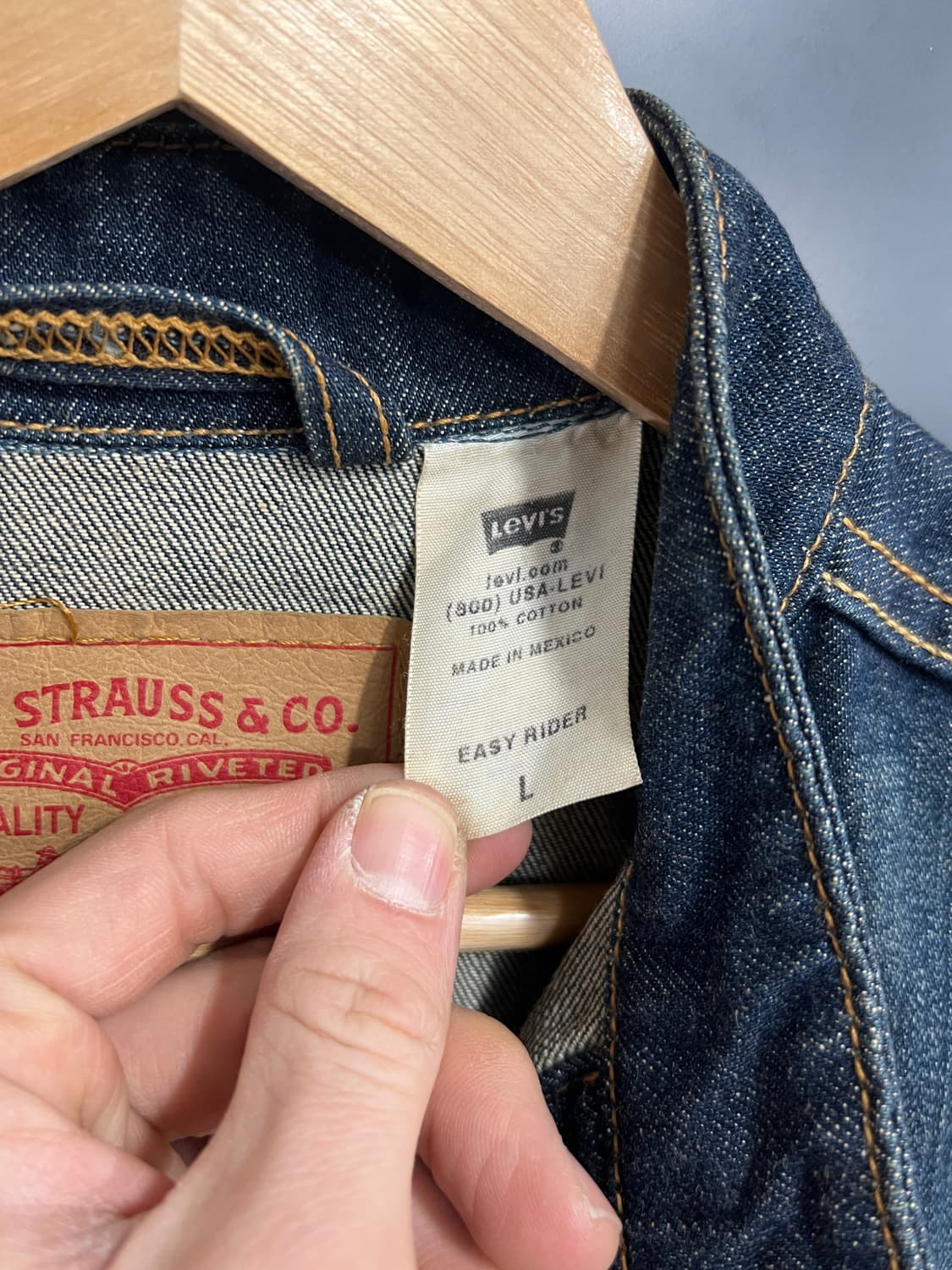 Levis 리바이스 이지 라이더 트러커 데님 자켓 상품이미지5