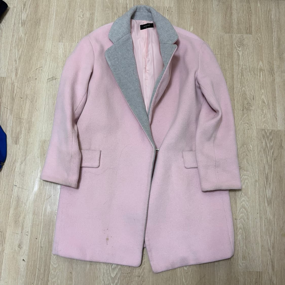 셀리스 여성 핑크 울 코트 55  상품이미지1