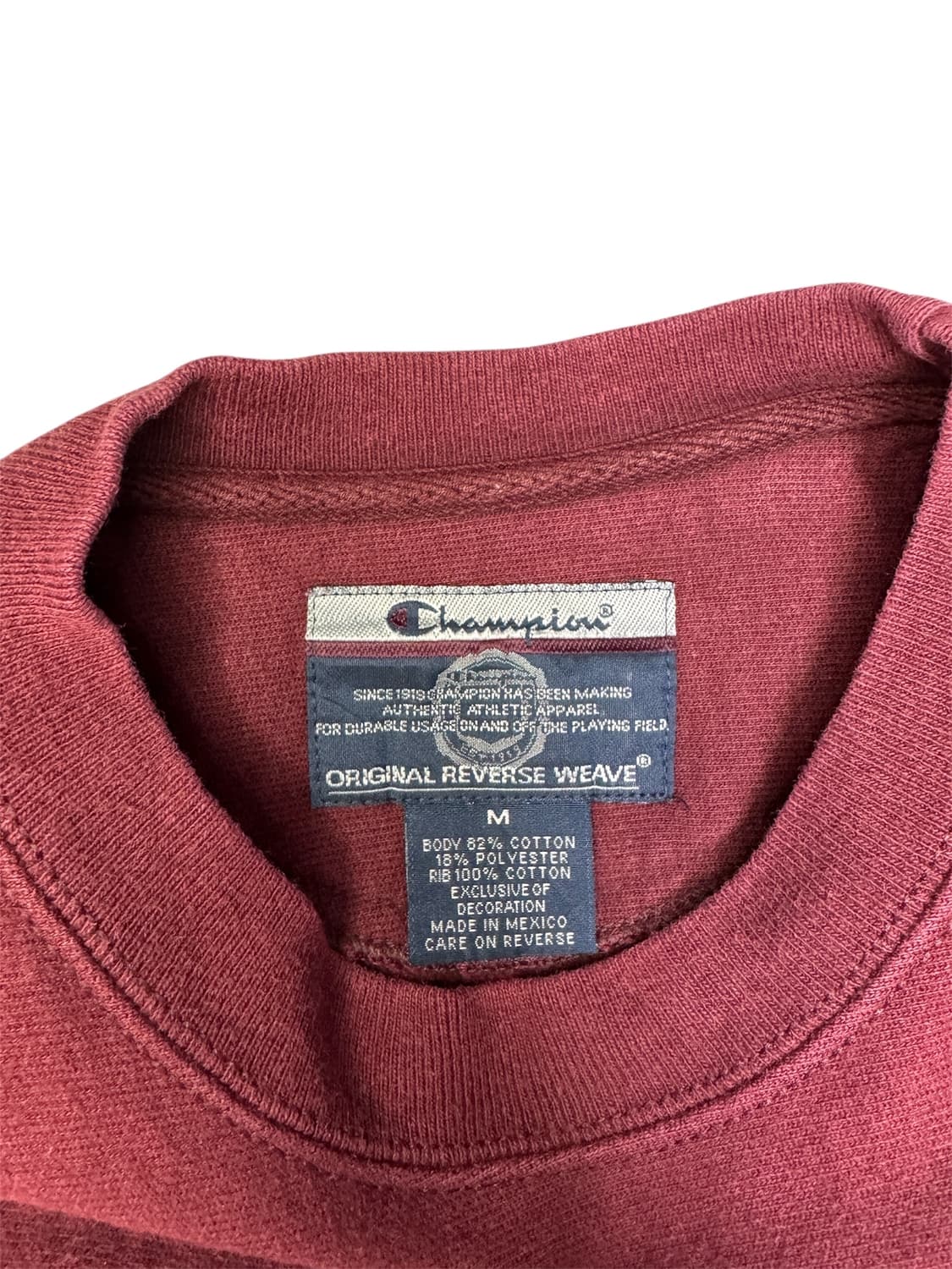 빈티지 00s 챔피온 오리지널 리버스위브 FORDHAM 맨투맨 M 상품이미지4
