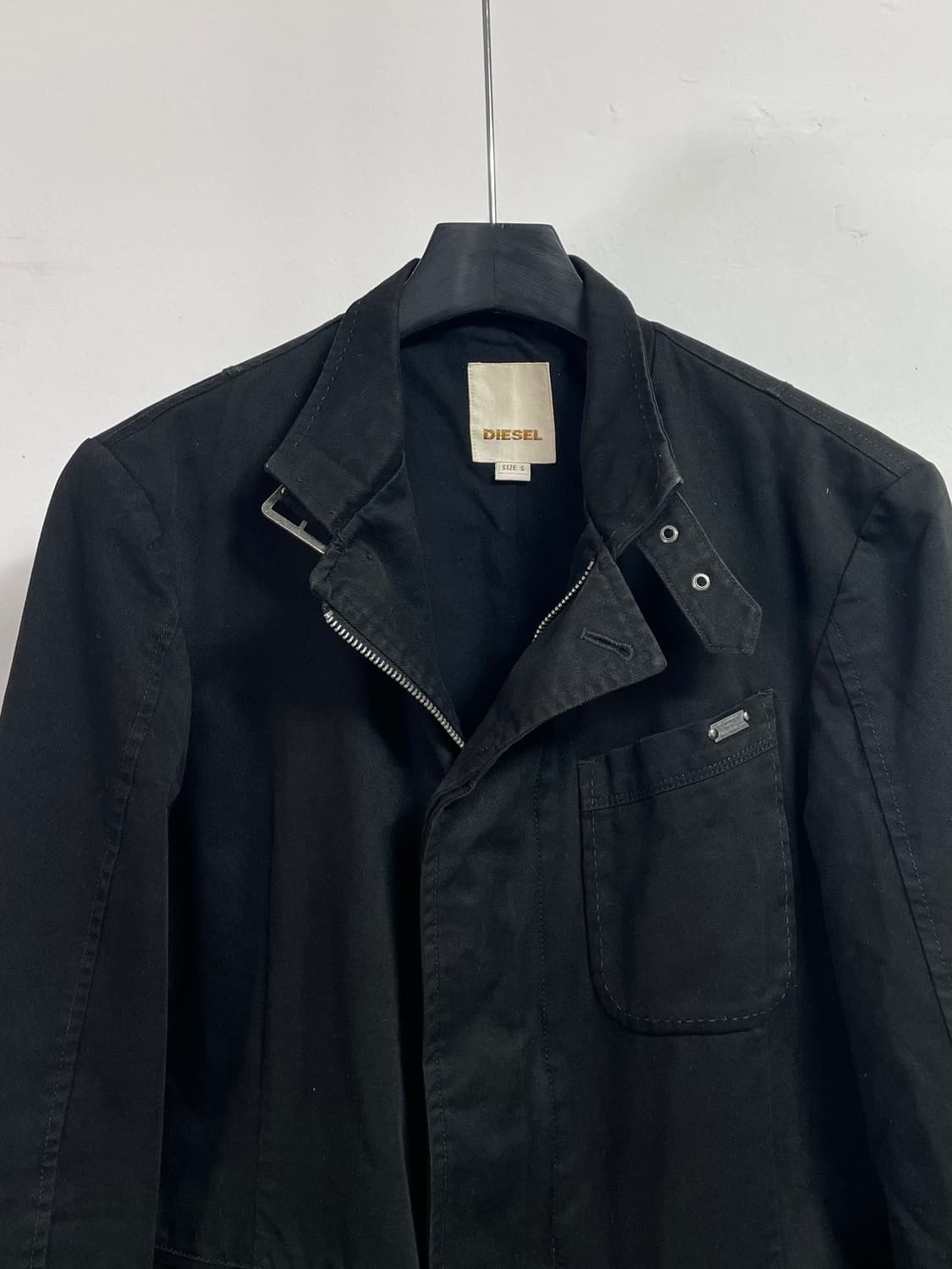 디젤 알케미 라인 버클 넥 블레이저 자켓(on.601) 상품이미지3