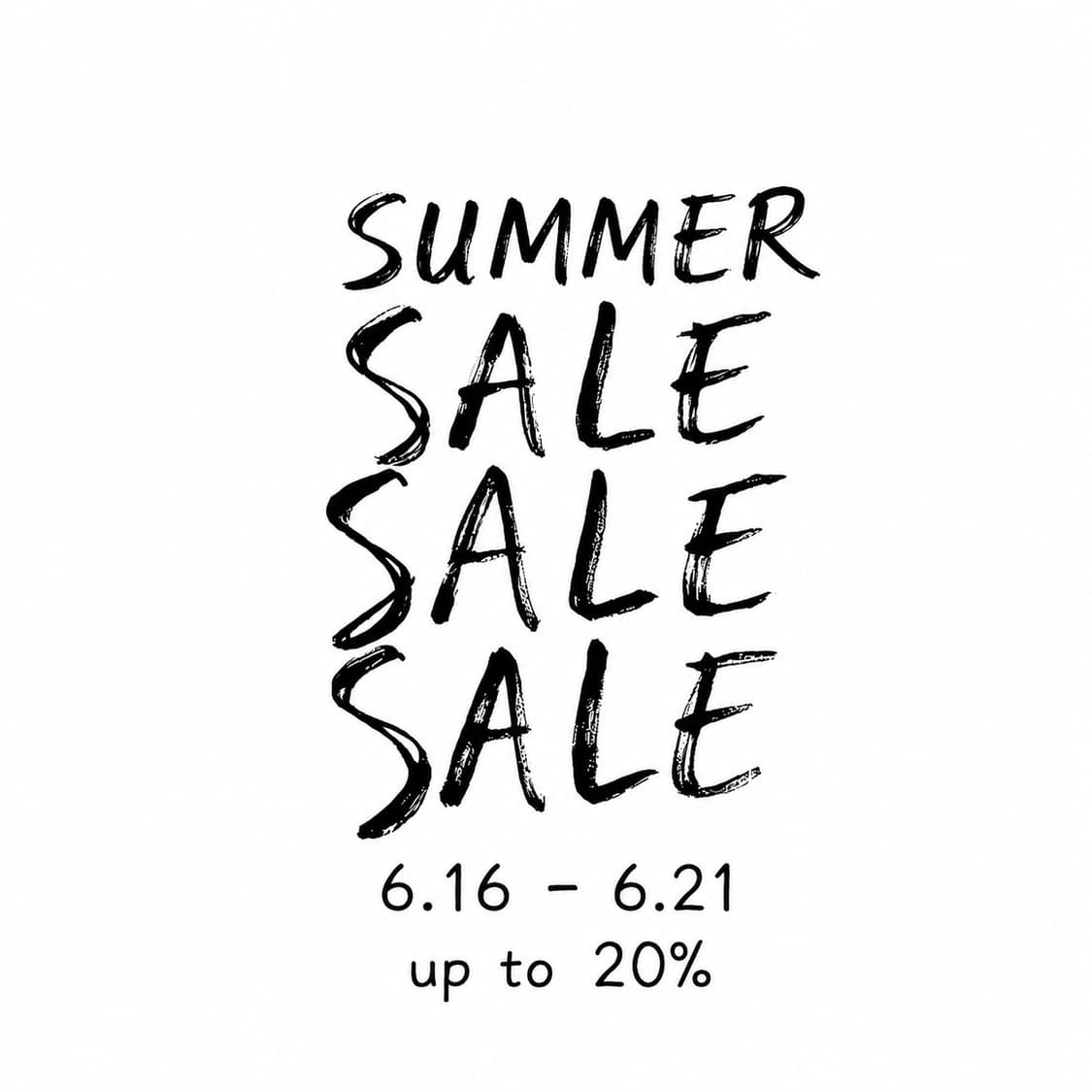 여름 세일 전 품목 20% OFF SALE (일부품목 제외) 상품이미지1