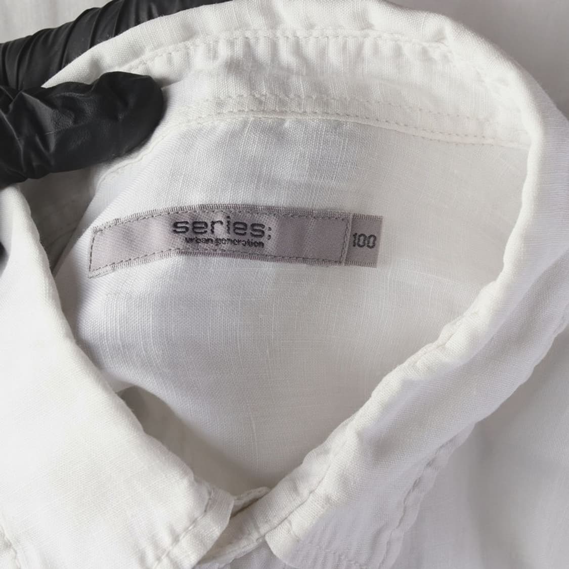 시리즈 마 100 린넨 화이트 포켓 셔츠 L 상품이미지5