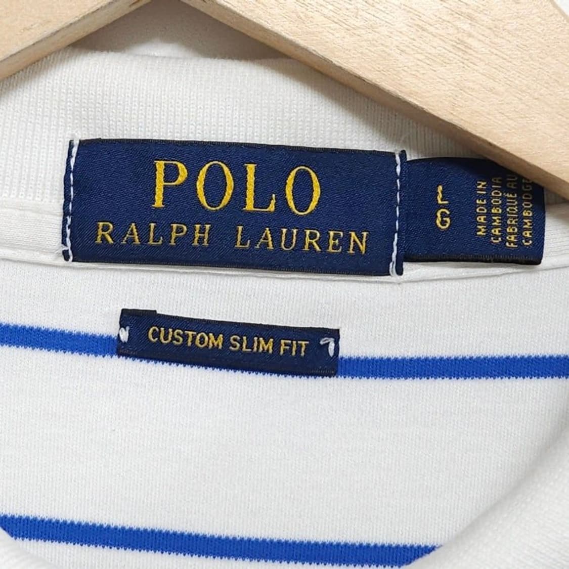 105 POLO 폴로 랄프로렌 반팔 카라티 커스텀슬림핏 상품이미지3
